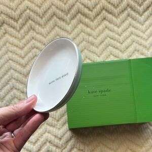 Lenox Blue and White Ring Dish